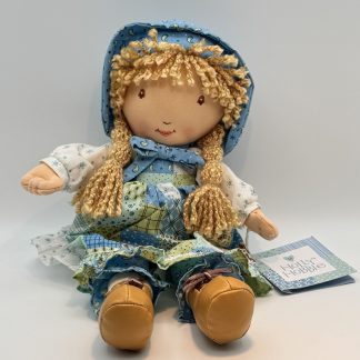 Holly Hobbie 12" Blue Girl Ragdoll - American Greetings - New with Tag - 2006