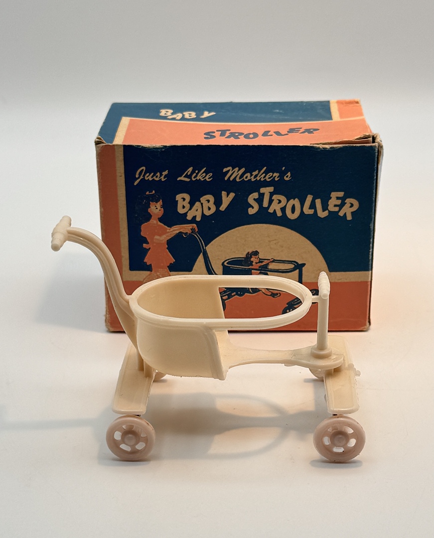 Vintage 1950 Jeryco Doll Stroller in Original Box