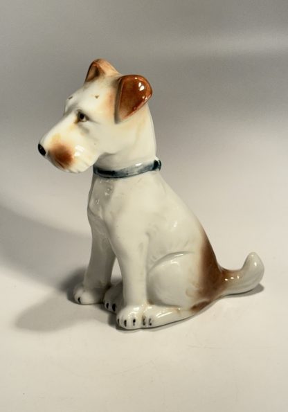 Vintage 1965 Porcelain Schnauzer Dog Figurine - Collectible 4" Tall - 6422 - Image 3
