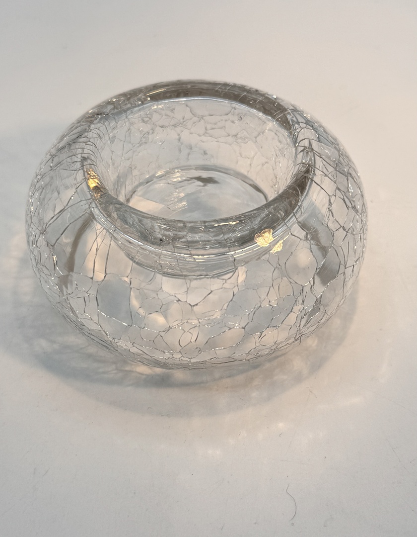 LOT of 2 - Yankee Candle Crackle Glass Votive Holder 1112995 NEW - Image 2