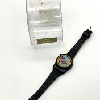 Vintage Lorus Disney Character Timepieces Mickey Mouse Rotating Dial Ring Watch