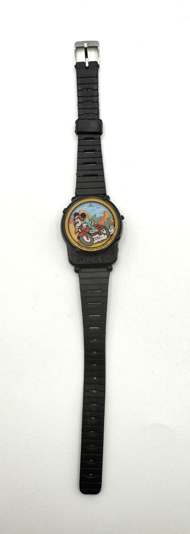 Vintage Lorus Disney Character Timepieces Mickey Mouse Rotating Dial Ring Watch - Image 4