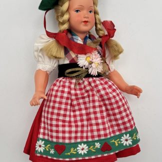 Vintage German Trachten Doll - Schmider Dirndl Kathi- Traditional Costumes