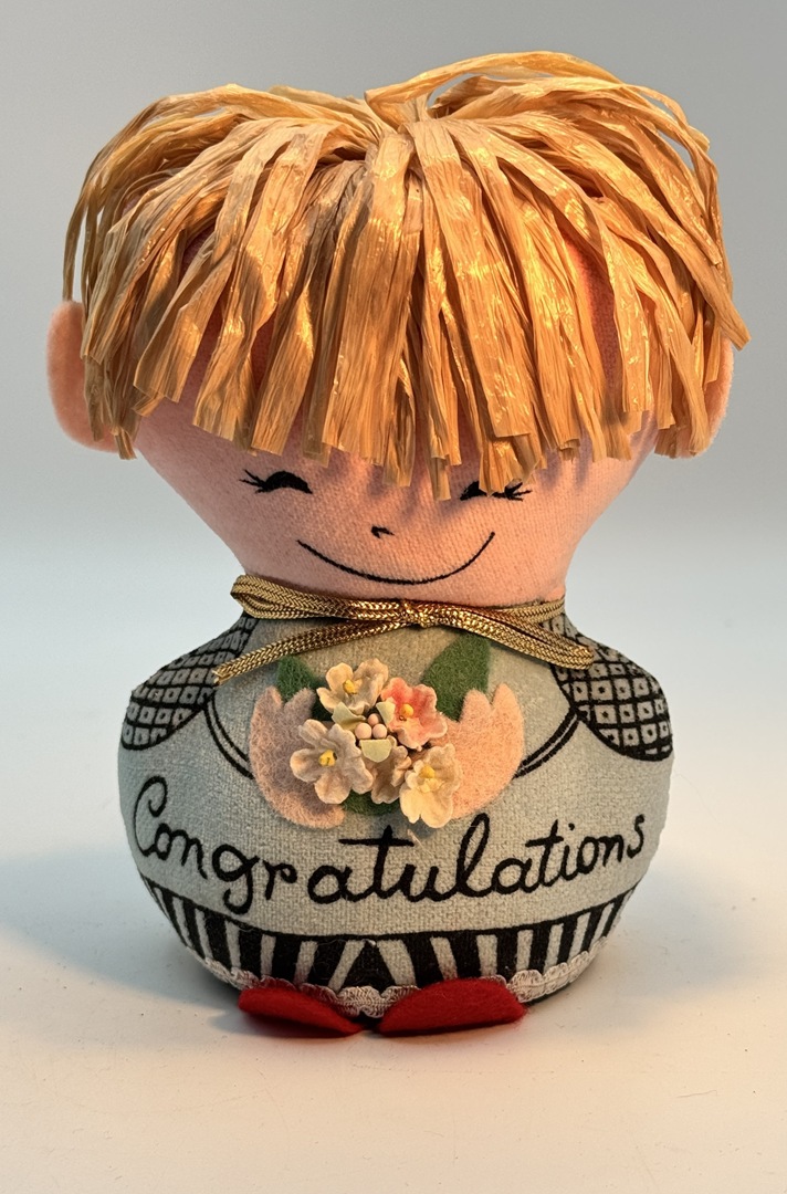 Vintage 1960s Western Union Dolly-gram "Congratulations" Doll + Box - Image 4