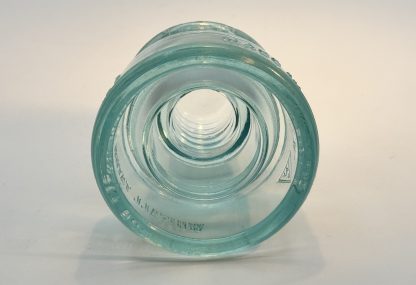 Vintage Whitall Tatum Co. No. 5 Insulator - Light Aqua Blue - Made in U.S.A. - Near Mint Condition - Image 6