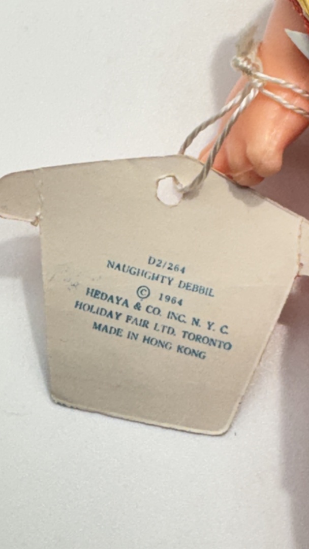 Vintage 1964 Hedaya Naughty Debbil Devil Doll - Holiday Fair - Image 5