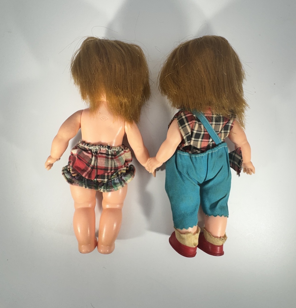 Vintage Lil Abner Sleepy Eyes Dolls - Lot of 2 - Masudaya Japan - Image 5
