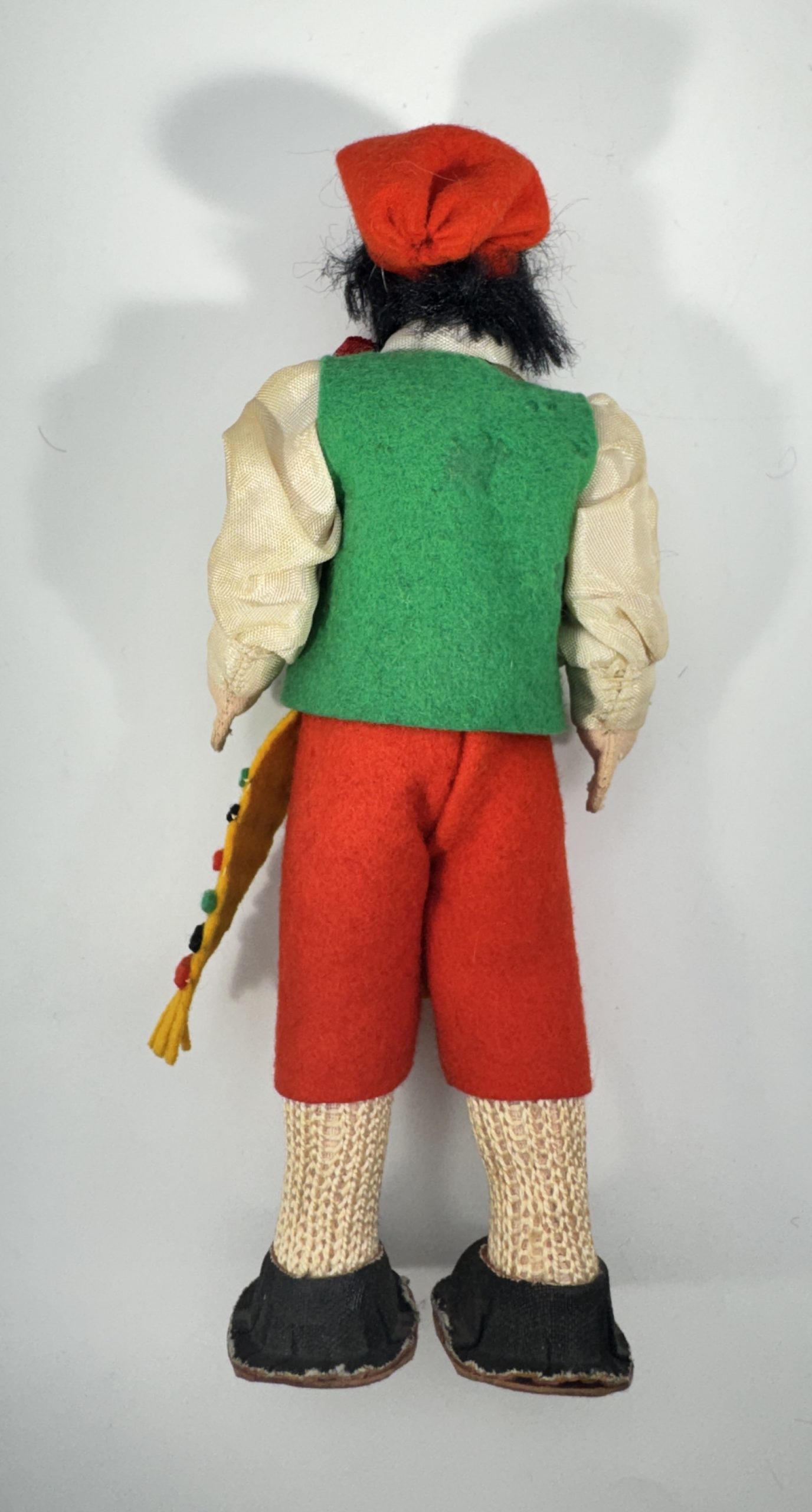 Vintage German Folk Doll Pair • 1950s-1960s • Bavarian Costume • 7.5" - Image 7