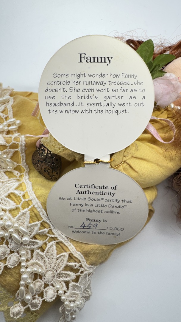 Vintage Little Dandle "Fanny" #459/5,000 by Little Souls - 9" Collectible Doll - Image 2