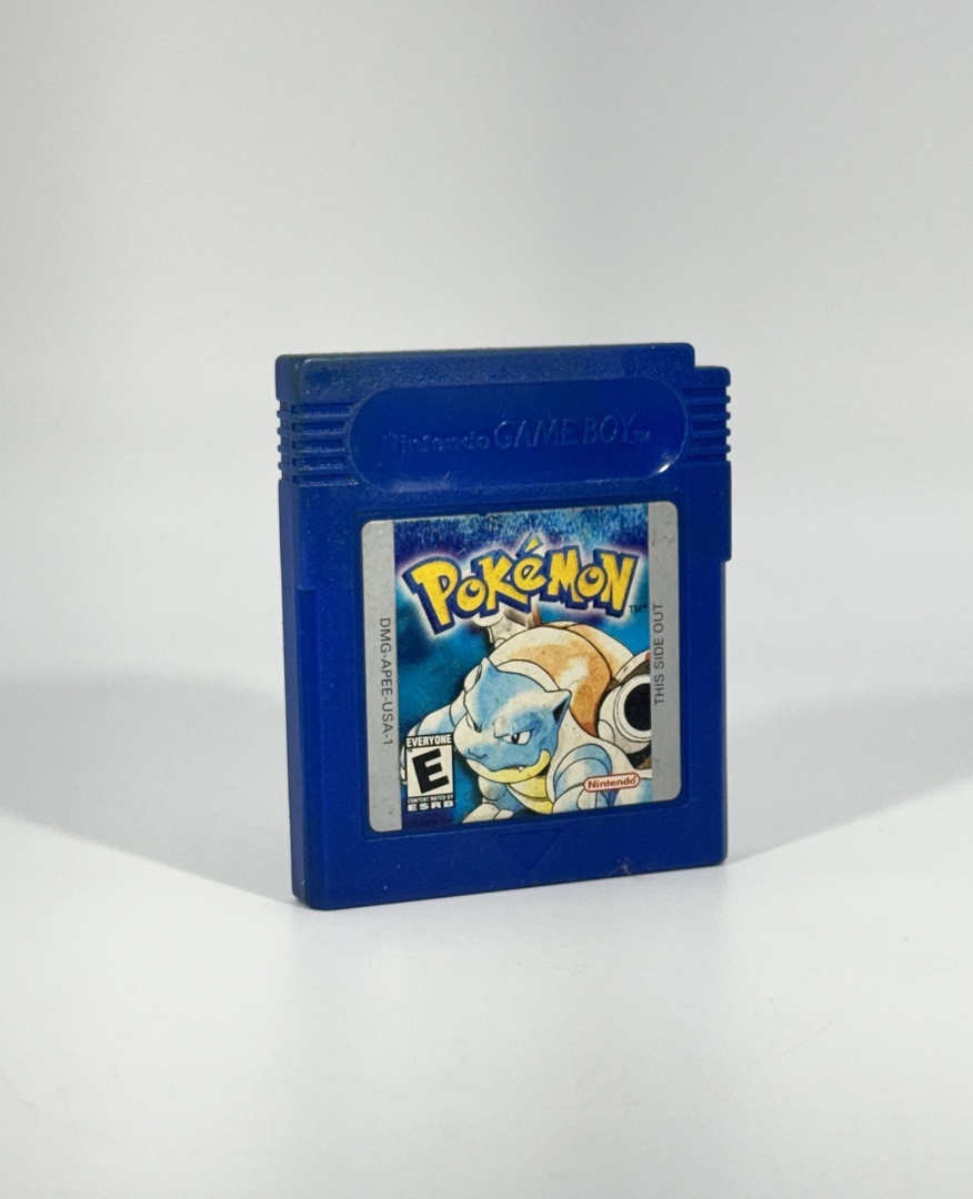 Pokemon Blue (Game Boy Color, 1998) Authentic *NEW BATTERY* w/ Save Game