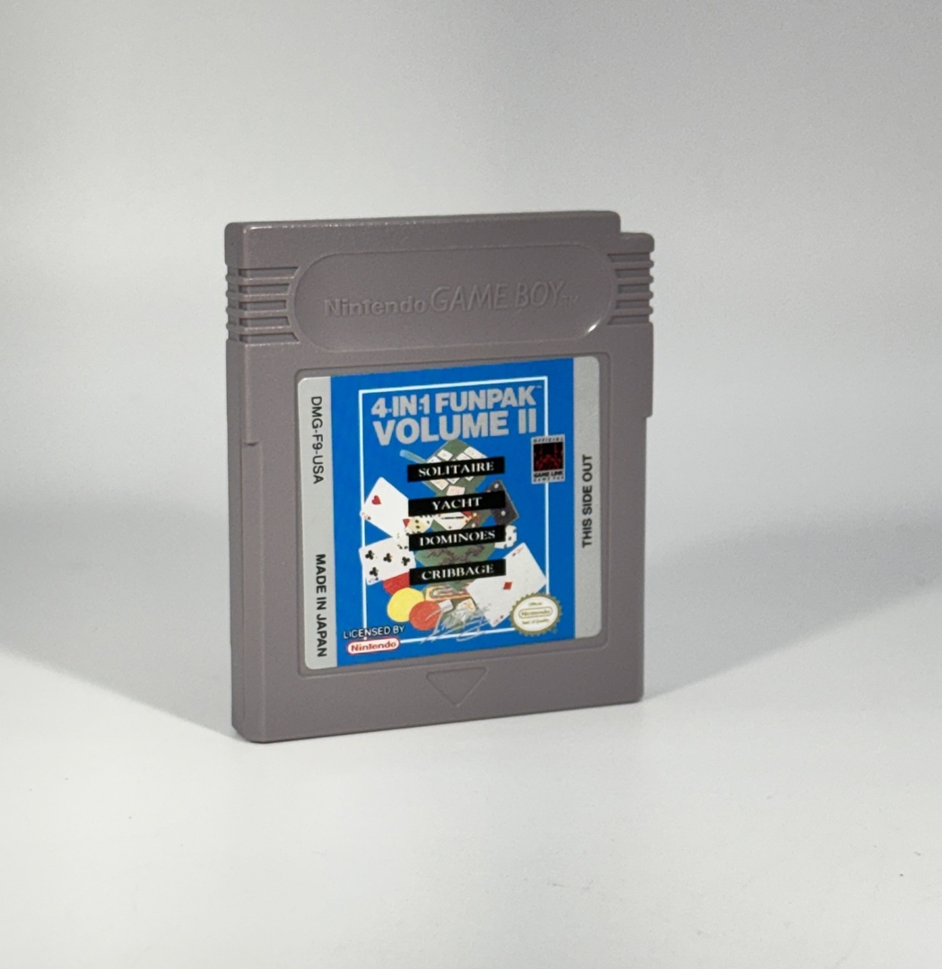 Vintage 4-in-1 Fun Pak: Vol. 2 (Nintendo Game Boy, 1993) - Great Shape