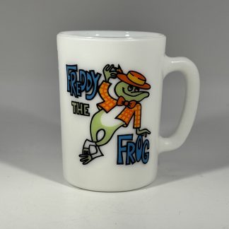 Vintage 1960s Avon Freddy the Frog Milk‑Glass Mug 6oz – Mint Condition