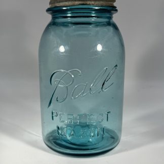 Limited Vintage 32oz Aqua Ball Perfect Mason Quart Jar 1910‑23 – No Chips