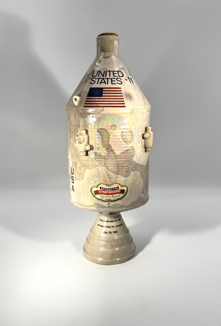 Vintage 1969 Barsottini Vino Rosso - Apollo 11 Space Module - Wine Decanter