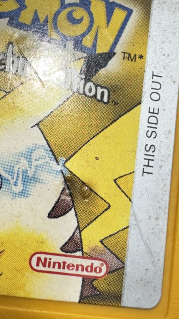 Pokemon Yellow Version (Game Boy, 1999) Authentic *NEW BATTERY* w/ Save Game - Image 4