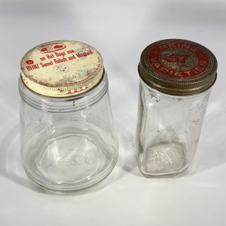 Vintage Heinz 57 2‑Jar Set – Hot Dog Relish, 1960's - Unique Shapes