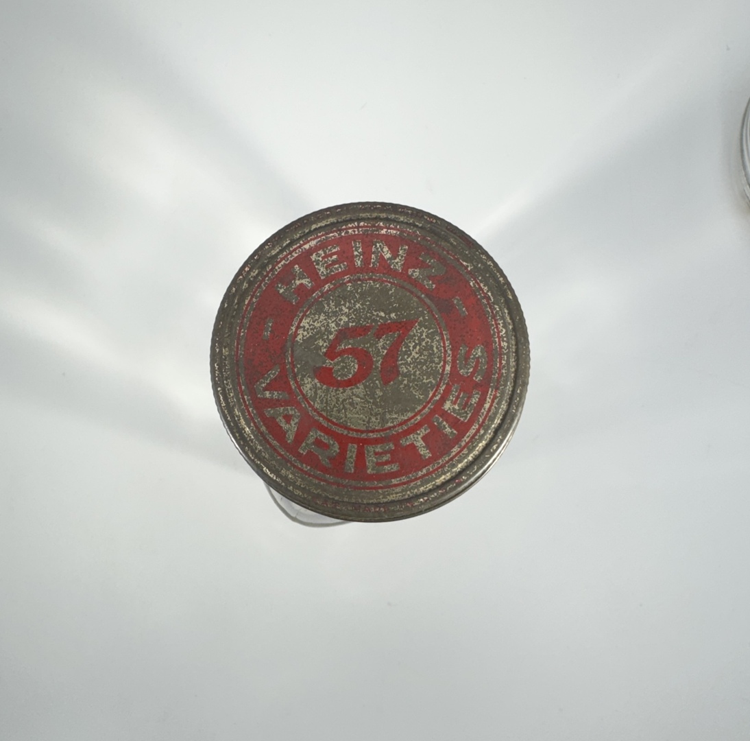 Vintage Heinz 57 2‑Jar Set – Hot Dog Relish, 1960's - Unique Shapes - Image 2