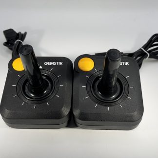 Vintage Gemini Gemstick Joysticks – Atari 2600/7800/Commodore 64 – DB9 – Tested & Cleaned